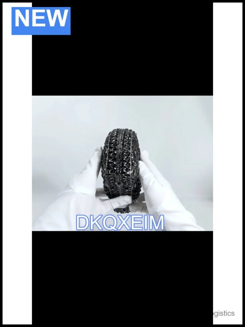 Rhinestone Evening Bag Clutch with Chain for Wedding Prom Party